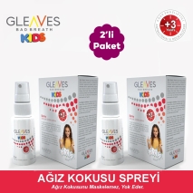 Gleaves Naturals �ilek �ocuk A��z Bak�m Spreyi 30 ml 3 Adet